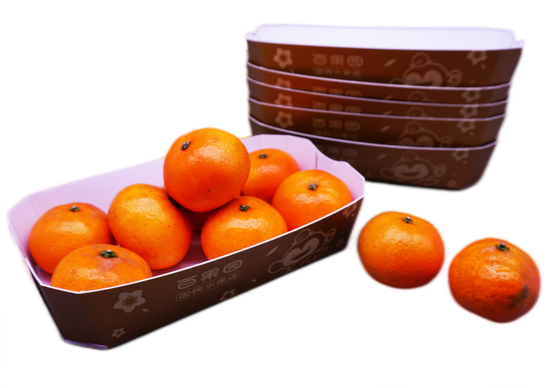 Складывая коробки упаковки еды, водоустойчивые картонные коробки для печатания плодов CMYK