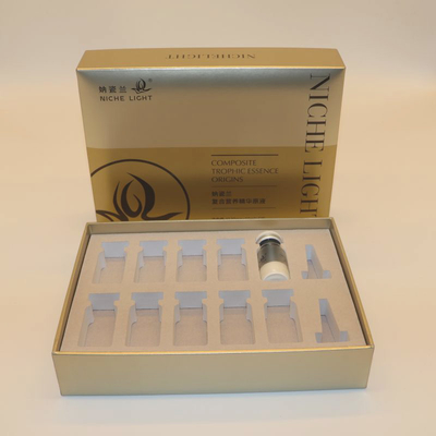 Изготовленные на заказ коробки Skincare упаковывая с ЕВА и собираться материал вставки C1S 1200g CCNB