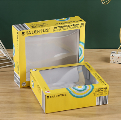 4C PMS возместило коробку игрушки упаковывая с материалом гофрированной бумаги e каннелюру окна